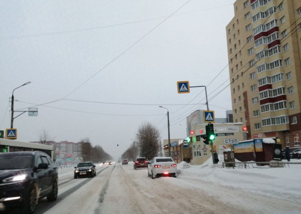 Уборка дорог в Северодвинске идёт круглосуточно